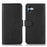 For Samsung Galaxy A05 4G Case Cowhide Texture Anti-Scratch Leather Phone Stand Cover Wallet - Black - 1