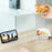 For iPhone 15 Pro Phone Case TPU+Acrylic Kickstand Drop Protection Cover - Translucent Black - 5