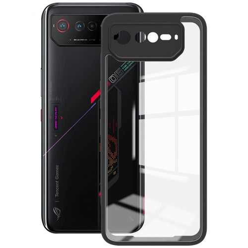 IMAK UX-9A Series for Asus ROG Phone 6 5G Clear Case TPU Frame PC Back Phone Cover - 1