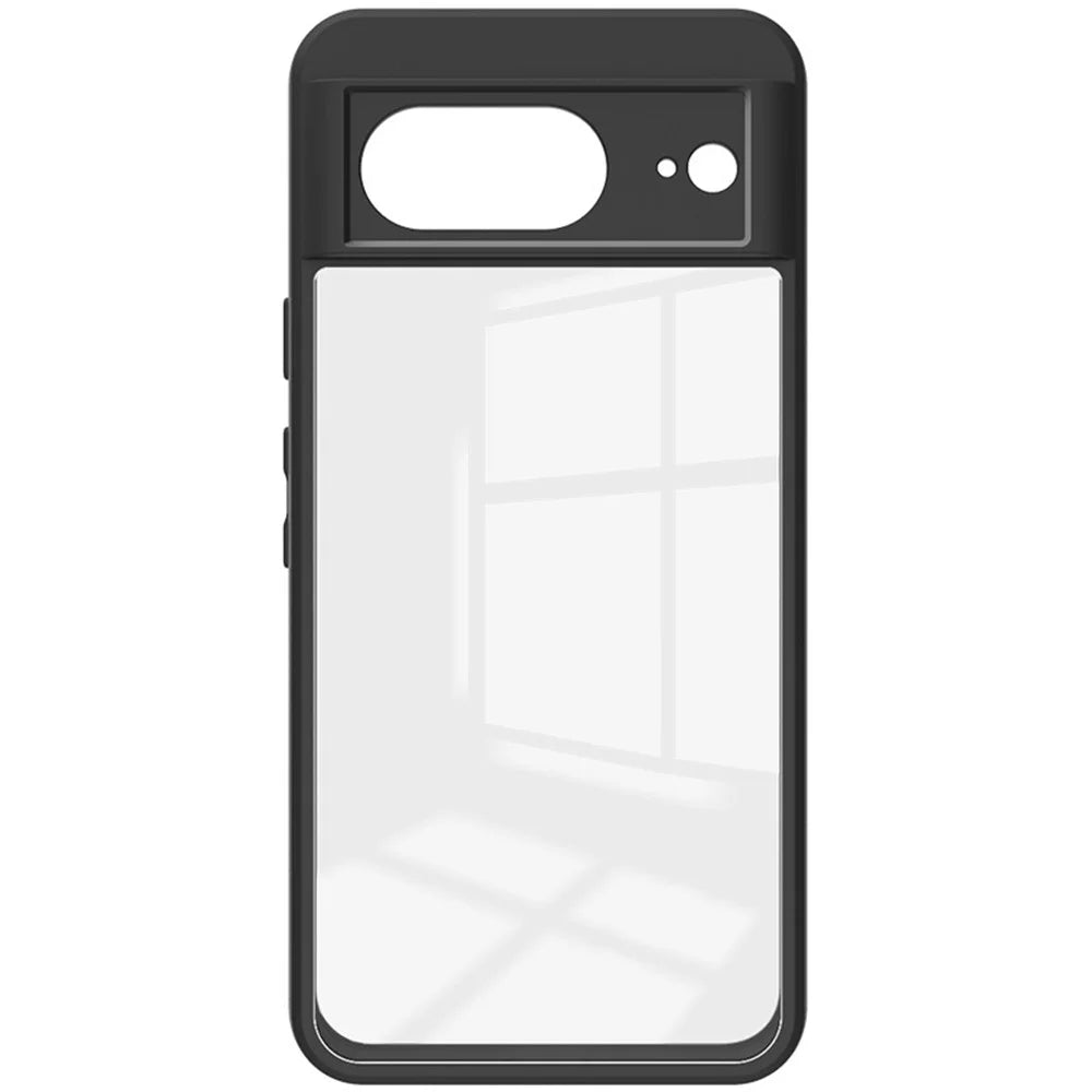 IMAK UX-9A Series for Google Pixel 8 Case PC Back TPU Frame Mobile Phone Cover - 2
