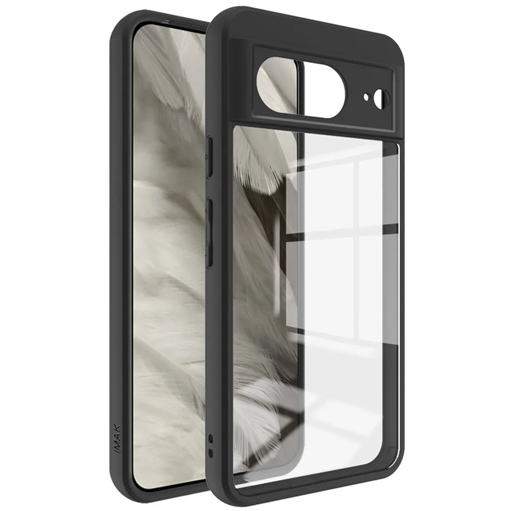 IMAK UX-9A Series for Google Pixel 8 Case PC Back TPU Frame Mobile Phone Cover - 4