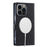 VILI K Series for iPhone 15 Pro Case PU Leather Wallet Stand Phone Cover - Black - 7