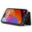 DG.MING M5 Series For iPhone 15 Pro Max Case PU+PC+TPU Phone Wallet Anti-drop Cover - Coffee - 4