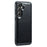 DG.MING Back Shell for Samsung Galaxy S23 FE Case Glitter PU Leather+PC+TPU Phone Cover - Black - 1