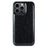 DG.MING For iPhone 12 Pro Case PU Leather Coated PC+TPU Shell Glitter Phone Cover - Black - 3