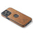 DG.MING For iPhone 12 / 12 Pro Case Logo View PU Leather+PC+TPU Anti-Scratch Cover - Brown - 5
