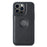 DG.MING For iPhone 15 Pro Case Logo View Shockproof PU Leather+PC+TPU Cover - Black - 1