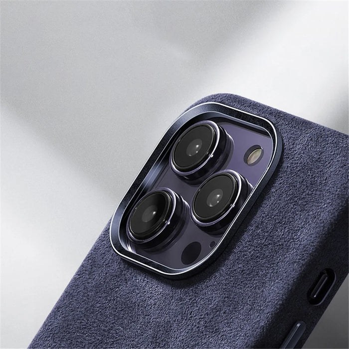 For iPhone 15 Pro Case PC Phone Cover Compatible with MagSafe - Light Grey - 4