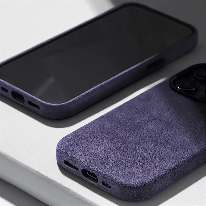For iPhone 15 Pro Case PC Phone Cover Compatible with MagSafe - Light Grey - 5