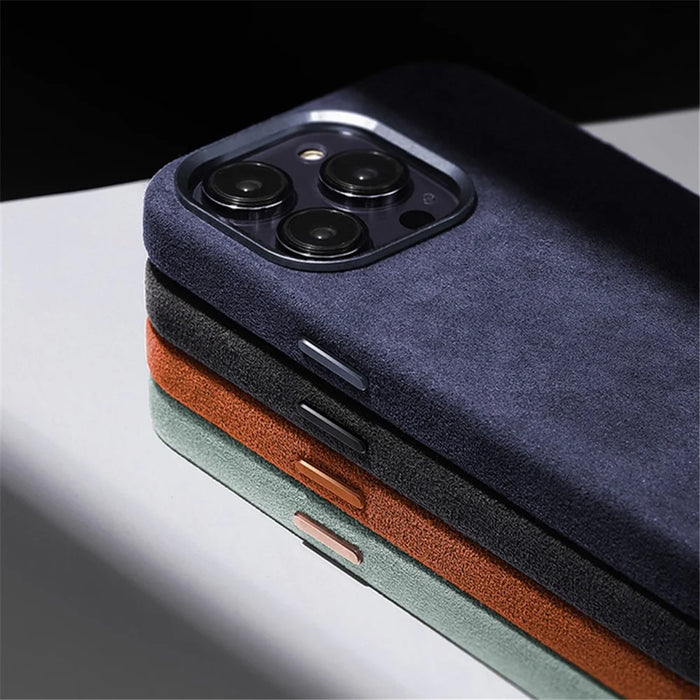 For iPhone 15 Pro Case PC Phone Cover Compatible with MagSafe - Light Grey - 6