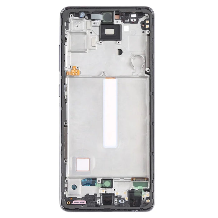 For Samsung Galaxy A52 4G A525 / A52 5G A52 Grade C LCD Screen and Digitizer Assembly + Frame Replacement Part (TFT Technology) (without Logo) - Black - 3