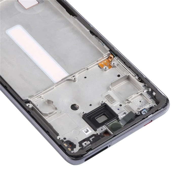 For Samsung Galaxy A52 4G A525 / A52 5G A52 Grade C LCD Screen and Digitizer Assembly + Frame Replacement Part (TFT Technology) (without Logo) - Black - 4