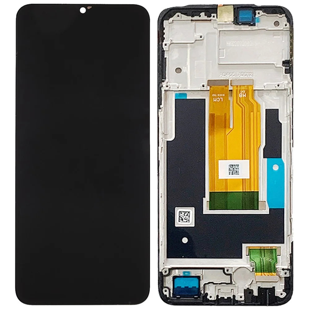 For Realme 10 5G OEM Grade B LCD Screen and Digitizer Assembly + Frame Phone Part (without Logo) - 1