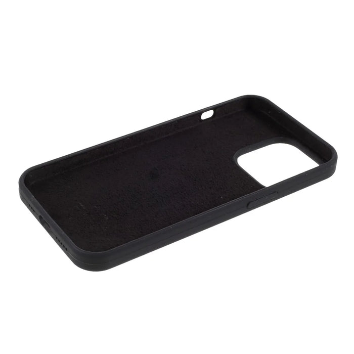 For iPhone 15 Pro Case Anti-Scratch Ultra-Slim Silicone Phone Back Cover - Black - 7