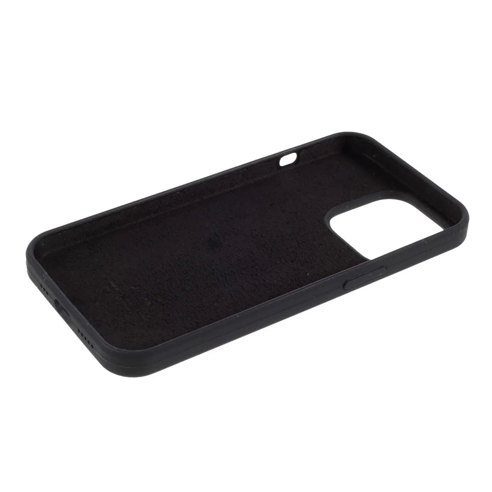 For iPhone 15 Pro Max Case Silicone Shockproof Phone Protective Cover Shell - Black - 7