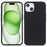 For iPhone 15 Case Drop-proof Silicone Soft Phone Back Cover Protector - Black - 1