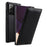 MELKCO For Samsung Galaxy Note20 Ultra / Note20 Ultra 5G Case Vertical Flip Genuine Cow Leather+PC Cover - Black - 1