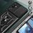 For Samsung Galaxy M14 5G Case PC+TPU Ring Kickstand Phone Cover - Black - 5