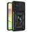 For Samsung Galaxy M54 5G / F54 5G Case Ring Kickstand PC+TPU Smartphone Cover - Black - 1