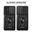 For Samsung Galaxy M54 5G / F54 5G Case Ring Kickstand PC+TPU Smartphone Cover - Black - 2