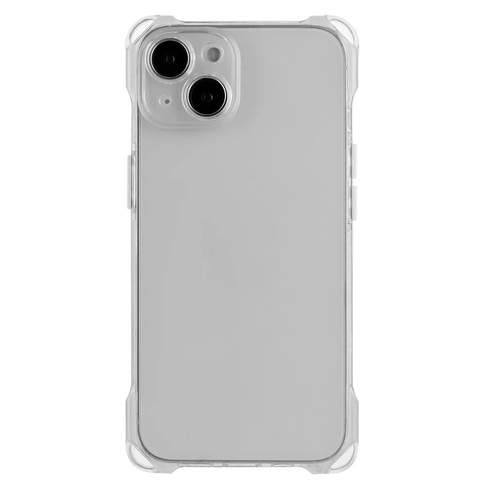 For iPhone 14 Plus Case Anti-Scratch TPU Cover Slim-Fit Cell Phone Shell - Transparent - 1
