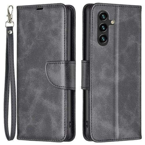 For Samsung Galaxy A05s 4G Case Shockproof PU Leather Phone Cover Stand Wallet - Black - 1