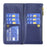 BINFEN COLOR BF Style-15 For Samsung Galaxy A05s 4G Case Zipper Pocket Leather Wallet Stand Phone Cover - Blue - 4