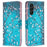PU Leather Phone Cover for Samsung Galaxy A05s 4G Case with Wallet Stand - Plum Blossom - 1