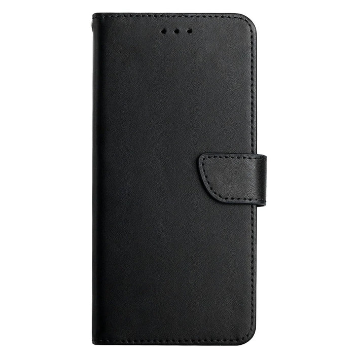 HT02 For Samsung Galaxy A05s 4G Case Anti-Scratch Genuine Cow Leather Phone Cover - Black - 7