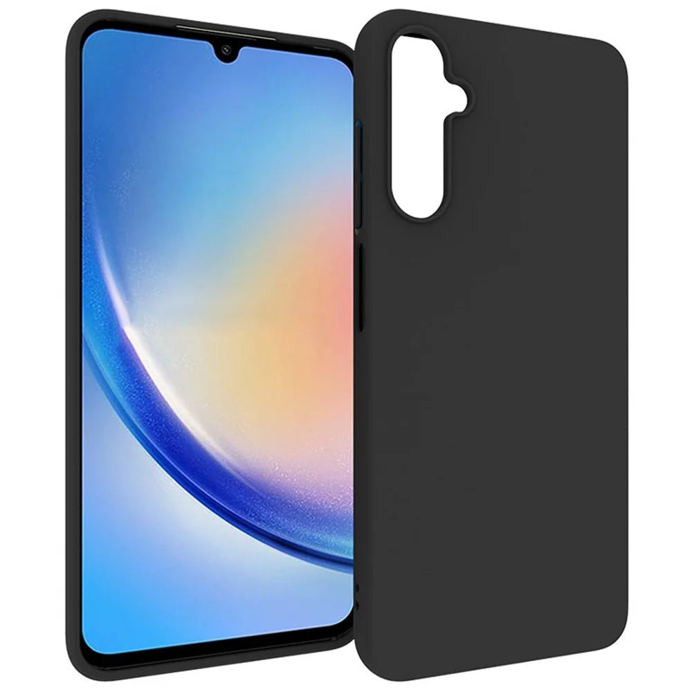 TPU Shell for Samsung Galaxy A05s 4G Case Matte Phone Cover (Big Rear Lens Hole) - Black - 1