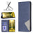 Phone Cover for Samsung Galaxy A05 4G Case Imprinted PU Leather Anti-Drop Shell - Blue - 5
