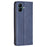 Phone Cover for Samsung Galaxy A05 4G Case Imprinted PU Leather Anti-Drop Shell - Blue - 7