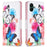 For Samsung Galaxy A05 4G Leather Case Wallet Stand Phone Cover - Two Butterflies - 1