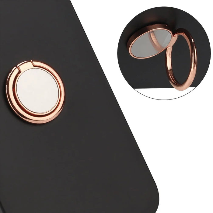 For Samsung Galaxy A05 4G Protective Case Matte TPU Kickstand Phone Cover - Rose Gold - 5