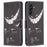 For Samsung Galaxy A15 4G Case Pattern Printing PU Leather Wallet Phone Cover - Don't Touch My Phone - 1