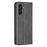 For Samsung Galaxy A15 4G Case Phone Stand Cover with Card Slots - Black - 6