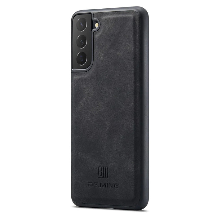 DG.MING For Samsung Galaxy S23+ Case PC+TPU+PU Anti-Scratch Phone Case - Black - 2