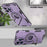 Kickstand Phone Cover for iPhone 15 Pro Case Compatible with MagSafe PC+TPU Shockproof Case - Purple - 2