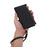 For iPhone 15 Pro Case Litchi Texture Zipper Pocket Anti-drop Leather Cover with Strap - Black - 5