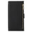 For iPhone 15 Pro Case Litchi Texture Zipper Pocket Anti-drop Leather Cover with Strap - Black - 6