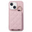 For iPhone 15 Case PU+TPU Phone Cover Card Slot Protective Case - Light Purple - 2
