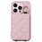 For iPhone 15 Pro Max Case PU+TPU Phone Cover Card Slot Shockproof Case - Light Purple - 2