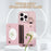 For iPhone 15 Pro Max Case PU+TPU Phone Cover Card Slot Shockproof Case - Light Purple - 4