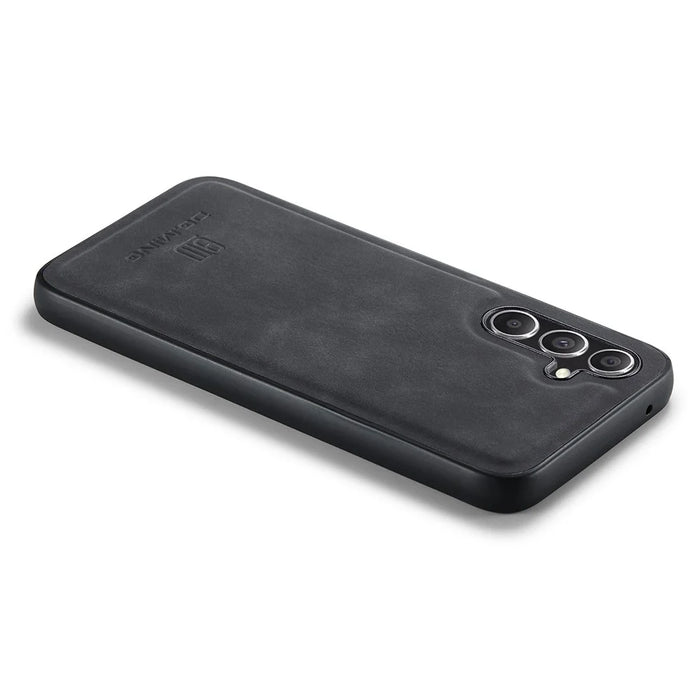 DG.MING Protective Cover for Samsung Galaxy S23 FE Case Anti-Drop PC+TPU+PU Phone Case - Black - 5