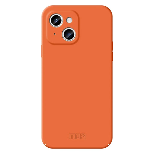 MOFI JK Qin Series For iPhone 14 Case Drop Proof Acrylic+TPU Phone Cover - Orange - 1