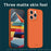 MOFI JK Qin Series For iPhone 14 Pro Case Matte Acrylic+TPU Phone Cover - Orange - 2