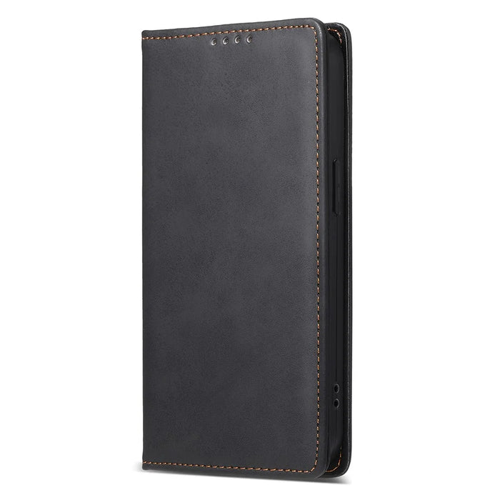 DF-05 Stand Cover for Samsung Galaxy A05s 4G Case RFID Blocking Leather Phone Shell Wallet - Black - 6