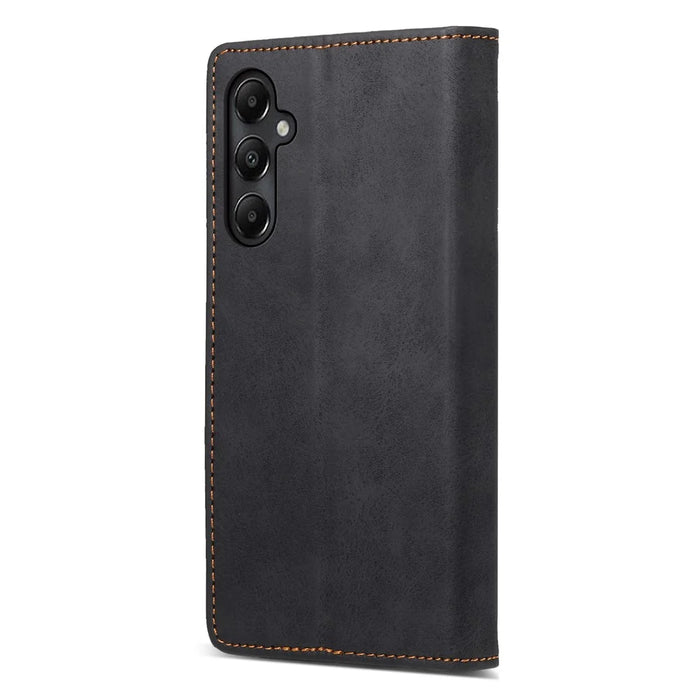 DF-05 Stand Cover for Samsung Galaxy A05s 4G Case RFID Blocking Leather Phone Shell Wallet - Black - 7