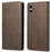 DF-05 For Samsung Galaxy A05 4G Case PU Leather Smartphone Stand Shell Wallet - Brown - 1