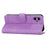 DIERFENG DF-03 For Samsung Galaxy A05 4G Case PU Leather Stand Phone Wallet Shell - Purple - 3